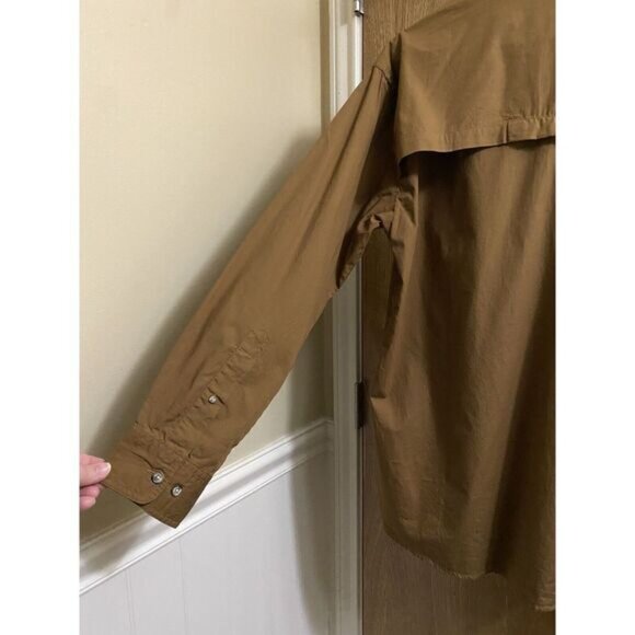 BERETTA Brown Button Up Long Sleeve Shirt Vented Field Hunting Shooting Mens M - Picture 9 of 12